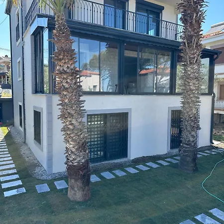 Pearl Mansion-1 Modern 3br Garden House Near Beaches In Cunda וילה *
